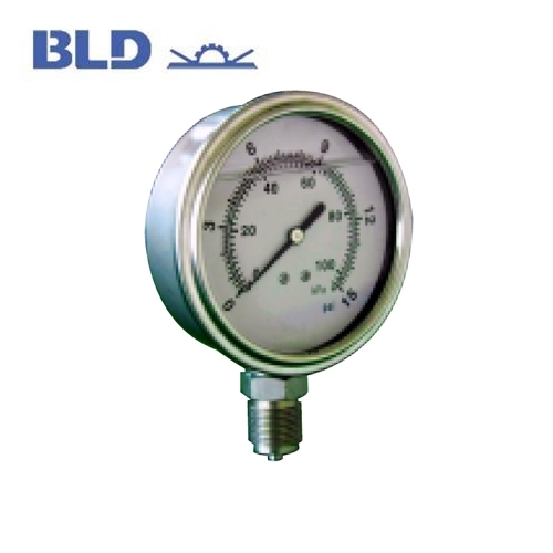 布莱迪(BLD) 布莱迪压力表YTHN Φ60型不锈钢防腐耐震充油型/径向安装
