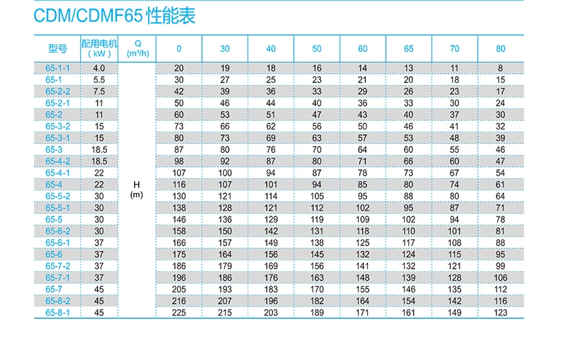 南方CDMF离心泵 南方泵业（CNP） 青岛南方泵