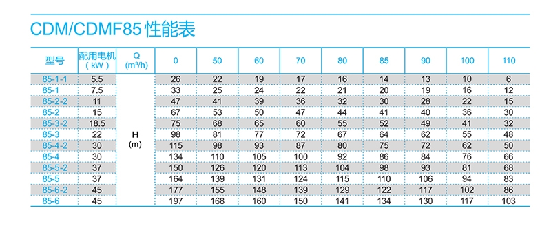 南方CDMF离心泵 南方泵业（CNP） 青岛南方泵